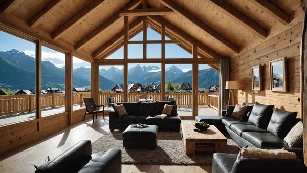 Chalets haut de gamme à saint martin de belleville offerts par collection chalet : luxe et confort
